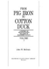 From_pig_iron_to_cotton_duck