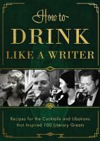 How_to_drink_like_a_writer